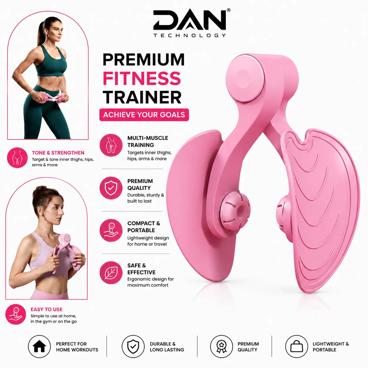 DAN TECHNOLOGY Thigh & Pelvic Floor Exerciser