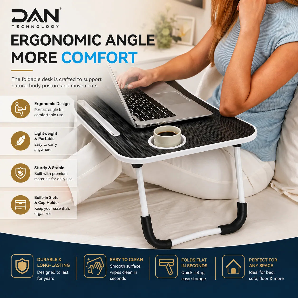 DAN TECHNOLOGY Portable Laptop Table