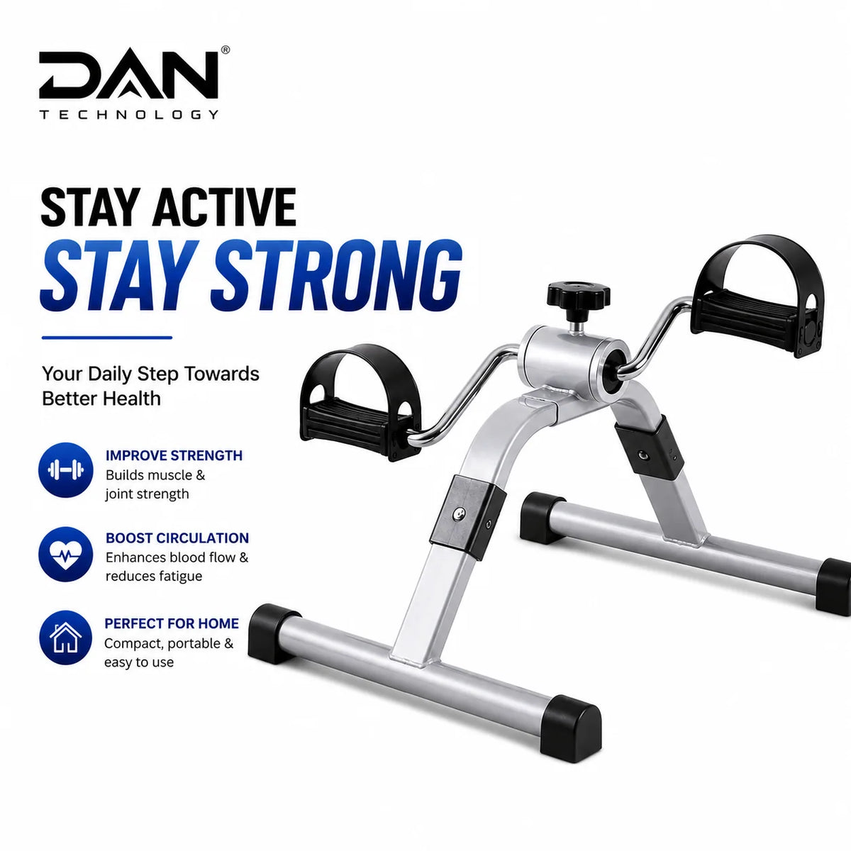 DAN TECHNOLOGY Premium Portable Pedal Exerciser