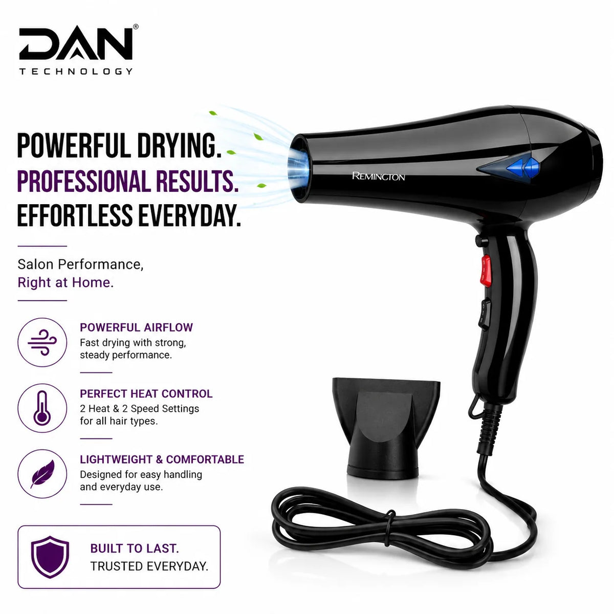 DAN TECHNOLOGY Signature 4000W Professional Hair Dryer