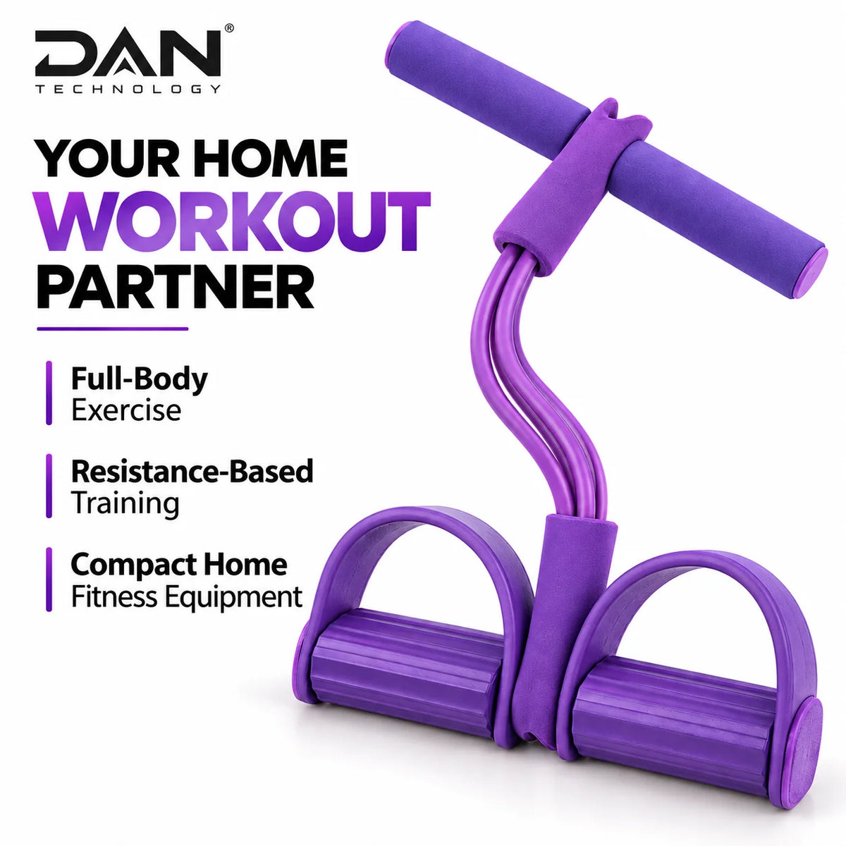 DAN TECHNOLOGY Premium Resistance Pedal Exerciser