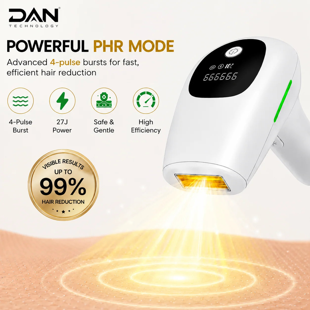 DAN TECHNOLOGY Professional IPL Hair Removal Device