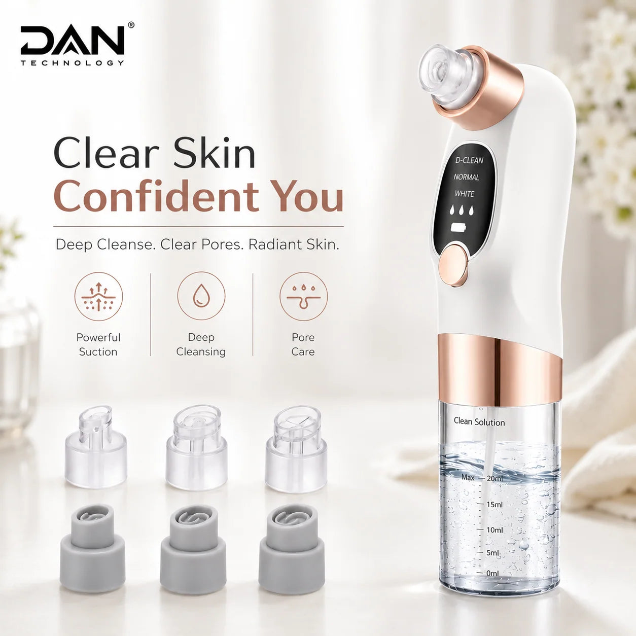 DAN TECHNOLOGY Blackhead Remover & Pore Vacuum
